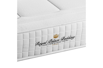 Pack lit complet 160x200 cm - Matelas + 2 Sommiers Blancs + 2 oreillers + Couette - Balmoral
