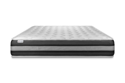 Matelas 200x200 cm Ressorts ensachés et Mémoire de forme - Vitalspring Zen
