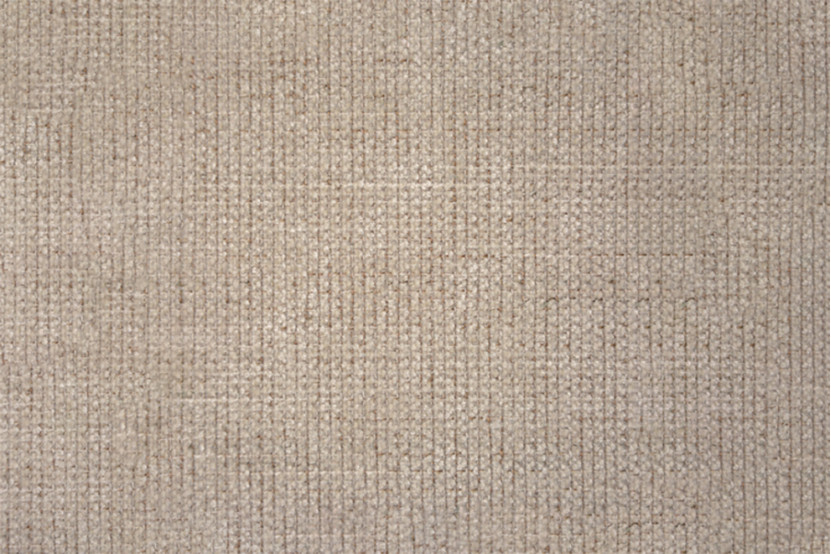 Tête de lit 200 cm Lignes - Tissu Toile Natté Beige Brun