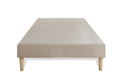 Ensemble Matelas Sommier 90x190 cm - Sommier Beige (déjà monté) - Le Douillet