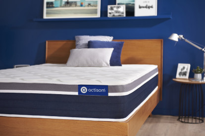 Matelas 90x200 cm Ressorts ensachés et Mémoire de forme - Actiflex Confort