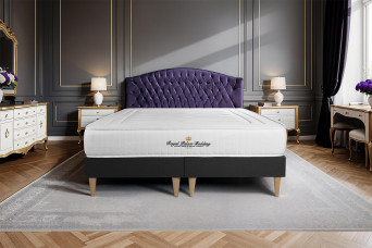 Ensemble Matelas Sommier 200x200 cm - 2 Sommiers Noir - Nottingham Ensemble Matelas Sommier 200x200 cm - 2 Sommiers Noir - Nottingham