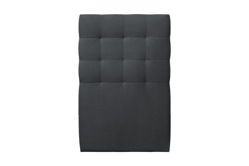 Lit 90x200 cm avec Tête de lit capitonnée - Tissu Velours