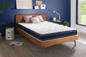 Matelas 200x200 cm Ressorts ensachés et Mémoire de forme - Actiflex Morpho