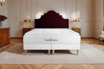 Ensemble Matelas Sommier 160x200 cm - 2 Sommiers Blanc - George V Ensemble Matelas Sommier 160x200 cm - 2 Sommiers Blanc - George V