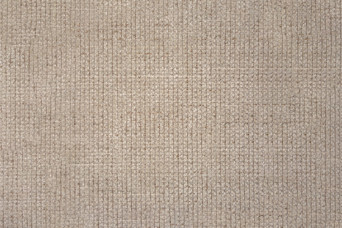 Lit 90x200 cm avec Tête de lit capitonnée - Tissu Toile natté Beige Brun