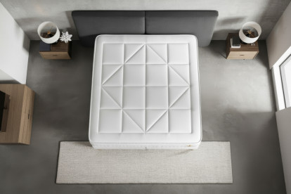 Matelas 160x200 cm Ressorts ensachés et Mémoire de forme - Vingt-Huit