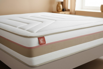 Matelas 90x200 cm Ressorts ensachés et Mémoire de forme - Le Tendre