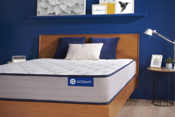 Matelas 120x190 cm Ressorts ensachés et Mémoire de forme - Actiflex Form