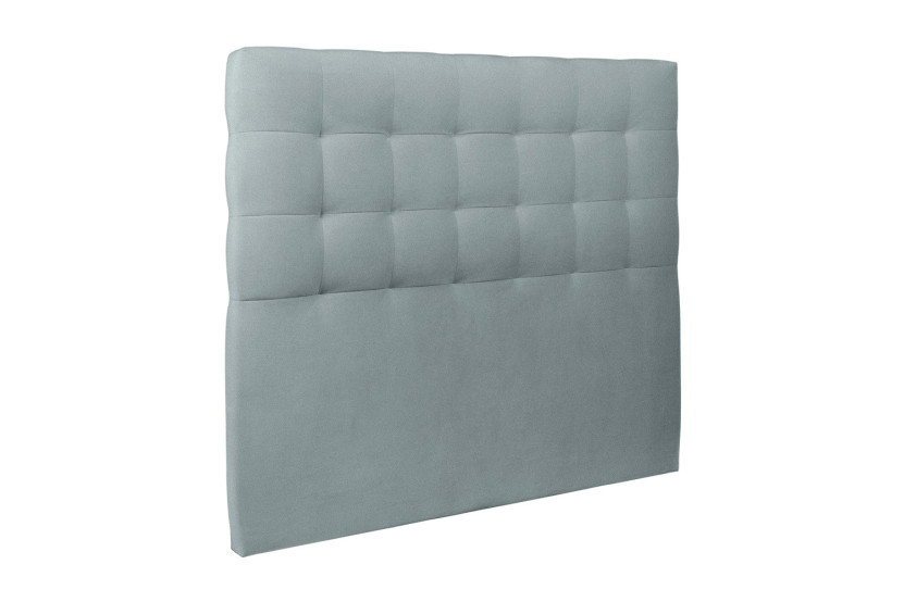 Lit 150x200 cm avec Tête de lit capitonnée - Tissu Velours