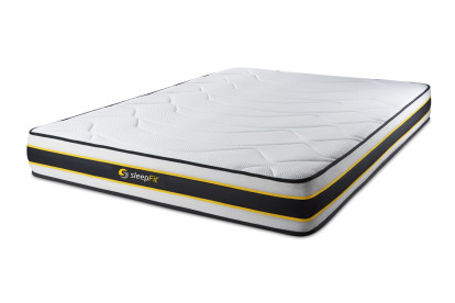Matelas 160x200 cm Ressorts ensachés et Mémoire de forme - Flexy