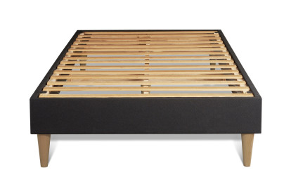 Ensemble Matelas Sommier 90x200 cm - Sommier Noir (en kit) - Active