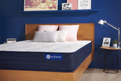 Matelas 90x200 cm Ressorts ensachés et Mémoire de forme - Actiflex Life
