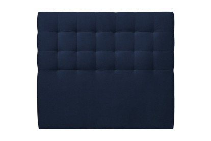 Tête de lit 160 cm Capitonnée - Tissu Velours Bleu Ocean