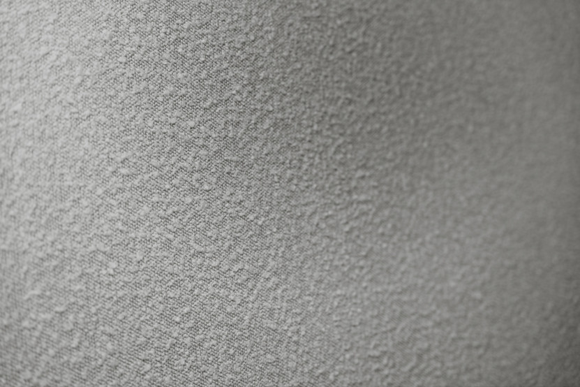 Lit 160x200 cm avec Tête de lit tapissée - Tissu Bouclette