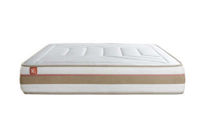 Matelas 200x200 cm Ressorts ensachés et Mémoire de forme - Le Tendre