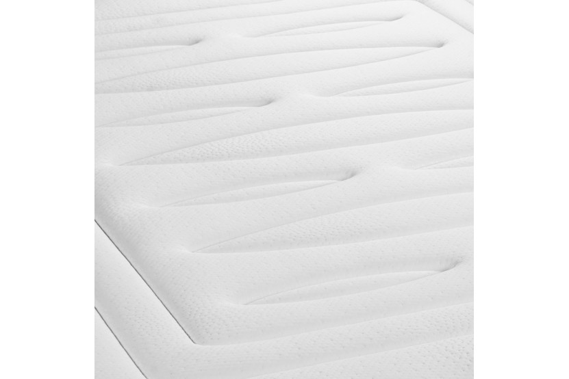 Ensemble Matelas Sommier 180x200 cm - Sommier Blanc (en kit) - Lancaster