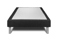 Ensemble Matelas Sommier 90x200 cm - Sommier Noir (déjà monté) - Vitalpower Ensemble Matelas Sommier 90x200 cm - Sommier Noir (déjà monté) - Vitalpower