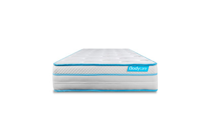 Ensemble Matelas Sommier 90x190 cm - Sommier Blanc (déjà monté) - Bodyzone+