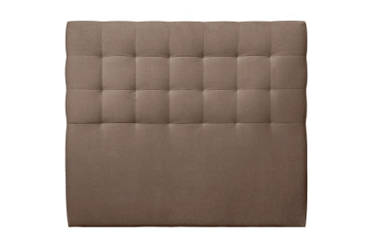 Tête de lit 160 cm Capitonnée - Tissu Velours Taupe