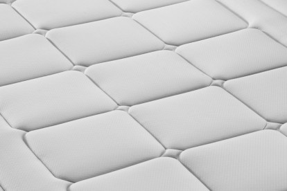 Ensemble Matelas Sommier 90x190 cm - Sommier Blanc (en kit) - Trente