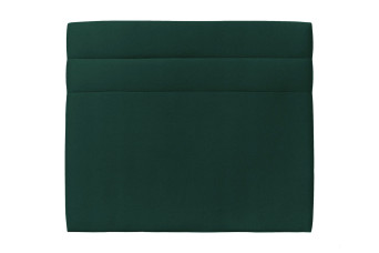 Tête de lit 180 cm Lignes - Tissu Velours Vert