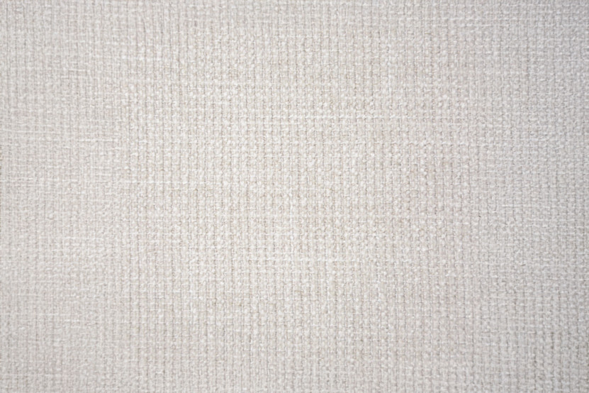 Lit 140x200 cm avec Tête de lit capitonnée - Tissu Toile natté