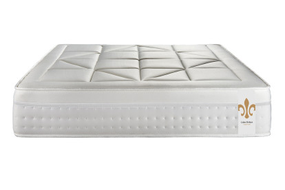 Pack lit complet 180x200 cm - Matelas + 2 Sommiers Gris + 2 oreillers + Couette - Vingt-Huit
