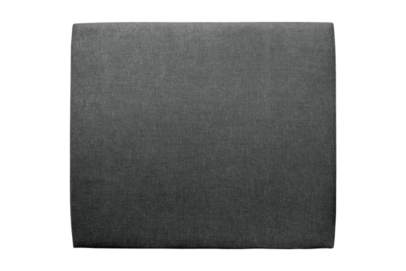 Tête de lit 180 cm Tapissée - Tissu Toile Natté Gris Anthracite