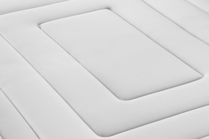 Ensemble Matelas Sommier 90x190 cm - Sommier Gris (déjà monté) - Vingt-Six