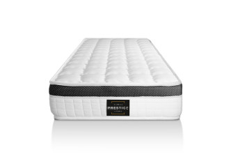 Ensemble Matelas Sommier 80x200 cm - Sommier Blanc (déjà monté) - Supérieur