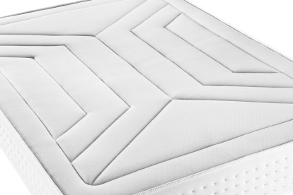 Ensemble Matelas Sommier 180x200 cm - 2 Sommiers Blanc - Vingt-Quatre
