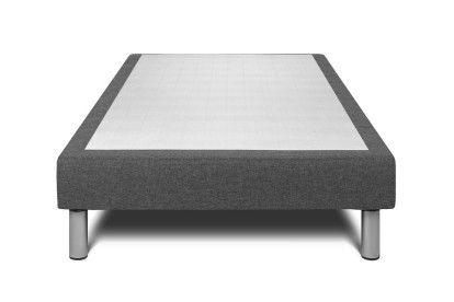 Ensemble Matelas Sommier 180x200 cm - 2 Sommiers Gris - Vitalspring Recover