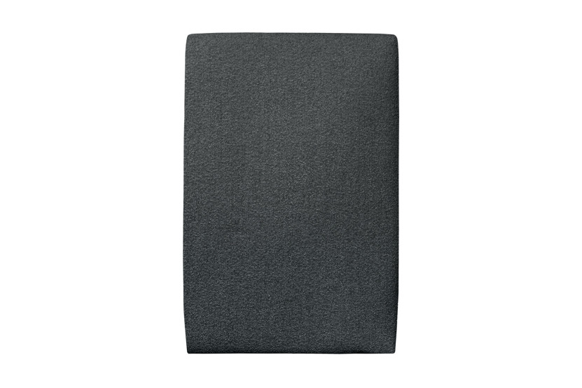 Lit 90x190 cm avec Tête de lit tapissée - Tissu Bouclette