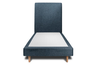 Lit 90x200 cm avec Tête de lit tapissée - Tissu Bouclette Lit 90x200 cm avec Tête de lit tapissée - Tissu Bouclette