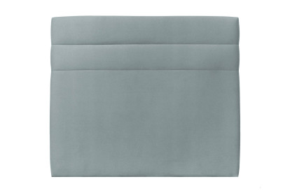 Tête de lit 180 cm Lignes - Tissu Velours Gris Bleute