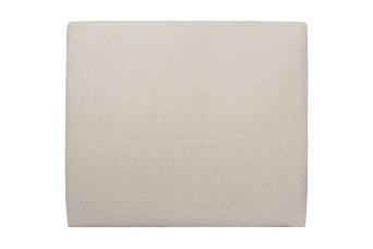 Tête de lit 200 cm Tapissée - Tissu Bouclette Beige Clair