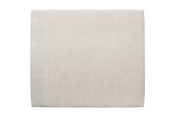 Tête de lit 200 cm Tapissée - Tissu Toile Natté Beige Clair