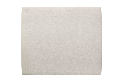 Tête de lit 200 cm Tapissée - Tissu Toile Natté Beige Clair