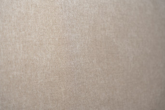 Lit 160x200 cm - Sommier tapissier H29 cm + tête de lit tapissée - Tissu Toile natté Beige Brun