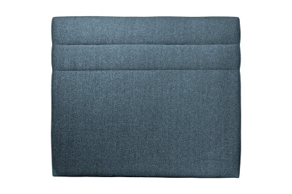 Tête de lit 160 cm Lignes - Tissu Bouclette Bleu