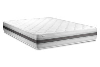 Ensemble Matelas Sommier 140x190 cm - Sommier Blanc (déjà monté) - Vitalmemo Back Ensemble Matelas Sommier 140x190 cm - Sommier Blanc (déjà monté) - Vitalmemo Back