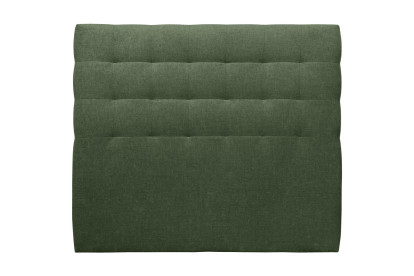 Tête de lit 180 cm Capitonnée - Tissu Toile Natté Vert Kaki