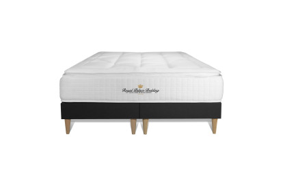 Ensemble Matelas Sommier 180x200 cm - 2 Sommiers Noir - George V