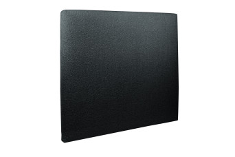 Tête de lit 200 cm Tapissée - Tissu Bouclette Noir