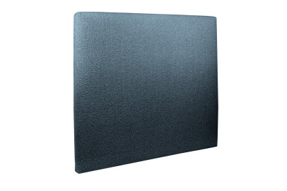Tête de lit 135 cm Tapissée - Tissu Bouclette Bleu