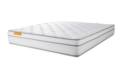 Matelas 140x190 cm Ressorts ensachés et Mémoire de forme - Memo Luxe
