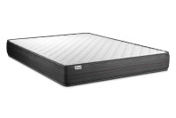 Ensemble Matelas Sommier 90x200 cm - Sommier Noir (déjà monté) - Vitalpower Ensemble Matelas Sommier 90x200 cm - Sommier Noir (déjà monté) - Vitalpower
