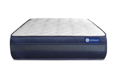 Matelas 90x200 cm Ressorts ensachés et Mémoire de forme - Actiflex Tech