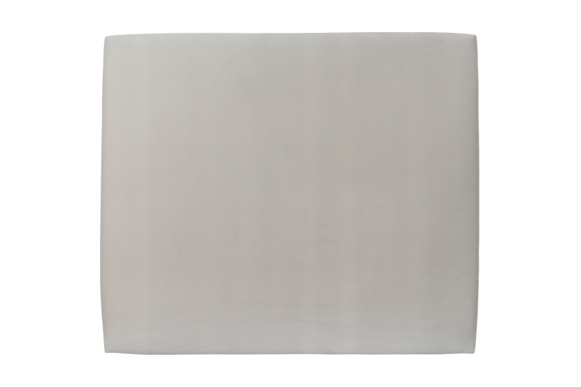 Tête de lit 160 cm Tapissée - Tissu Velours Gris Clair
